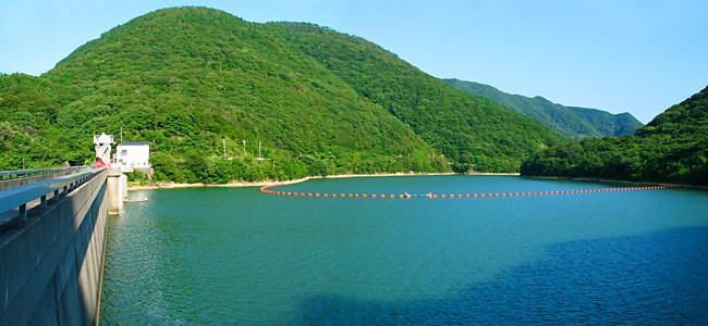 鮎屋ダム周辺